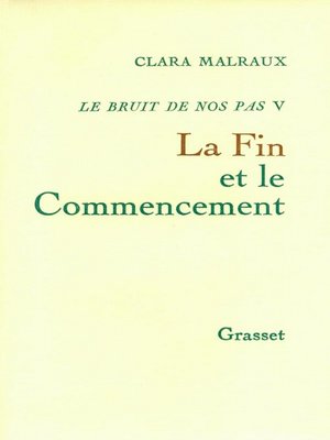 cover image of La fin et le commencement